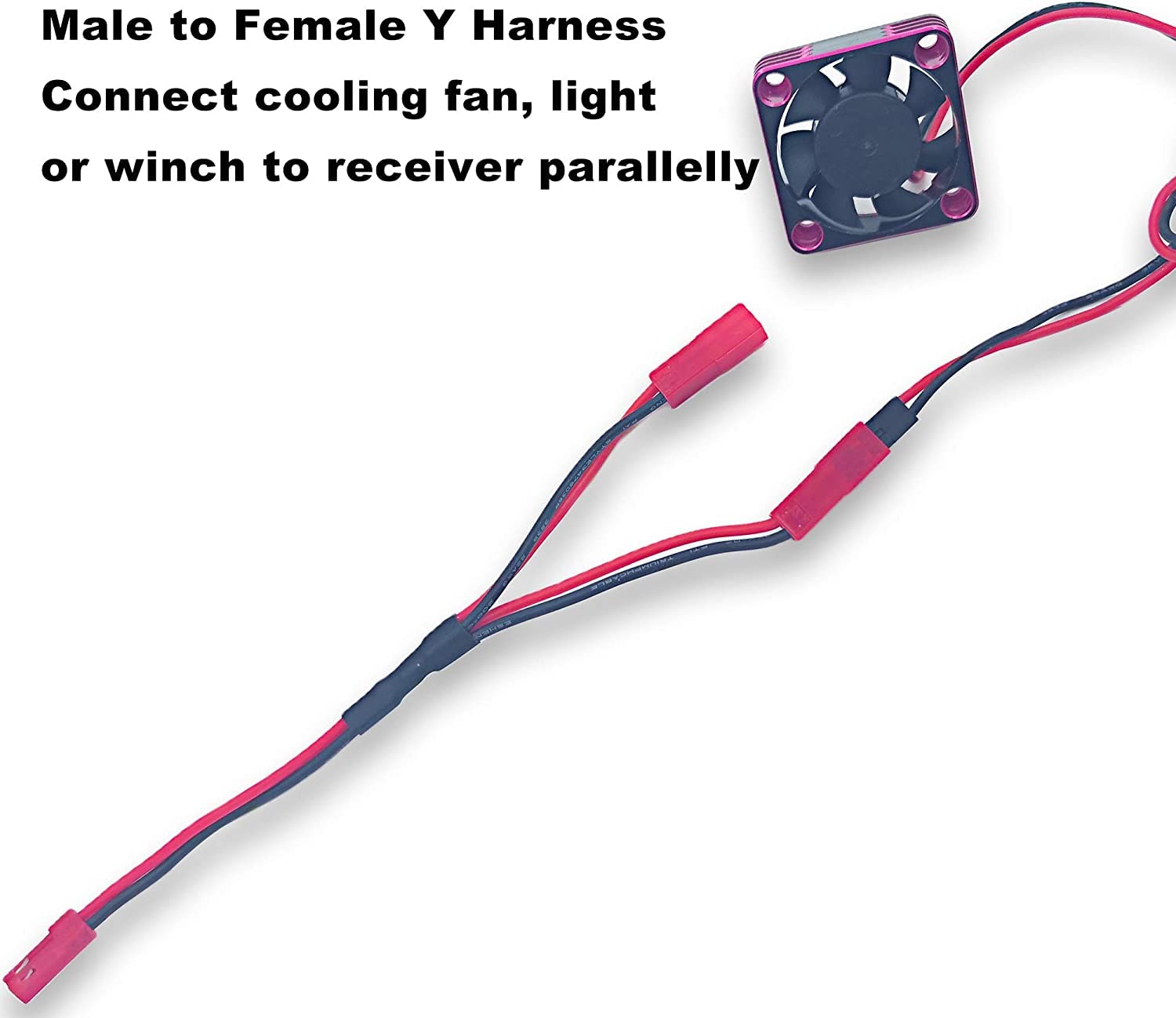 GTIWUNG 6 sztuk RC JST wtyczka żeńska ESC bateria JST Connector Gniazdo Y kabel do 1/10 RC Crawler Traxxas TRX-4