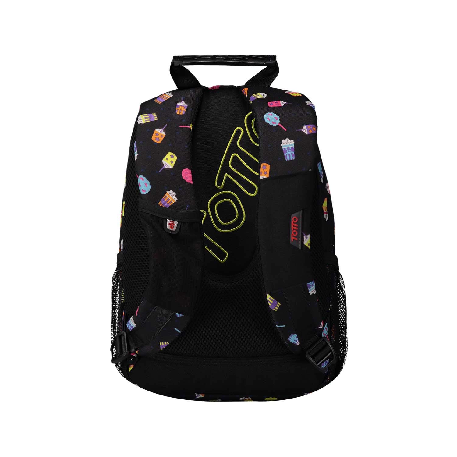 TOTTO MA04ECO003-1920J-9EH Mochila Escolar Estampado Cinematy, Tempera