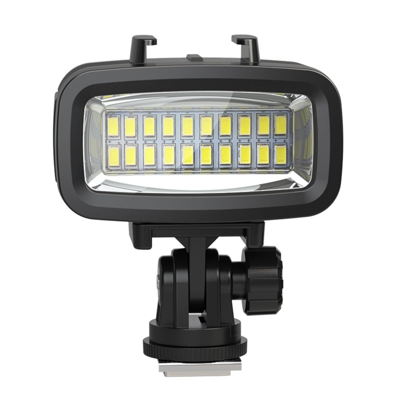 Compatto Ricaricabile Subaquatic LED Luce Con 3 Colori Setacci IPX8 Impermeabile Per Fotocamere Azione Fotografia Subacquea Luce LED