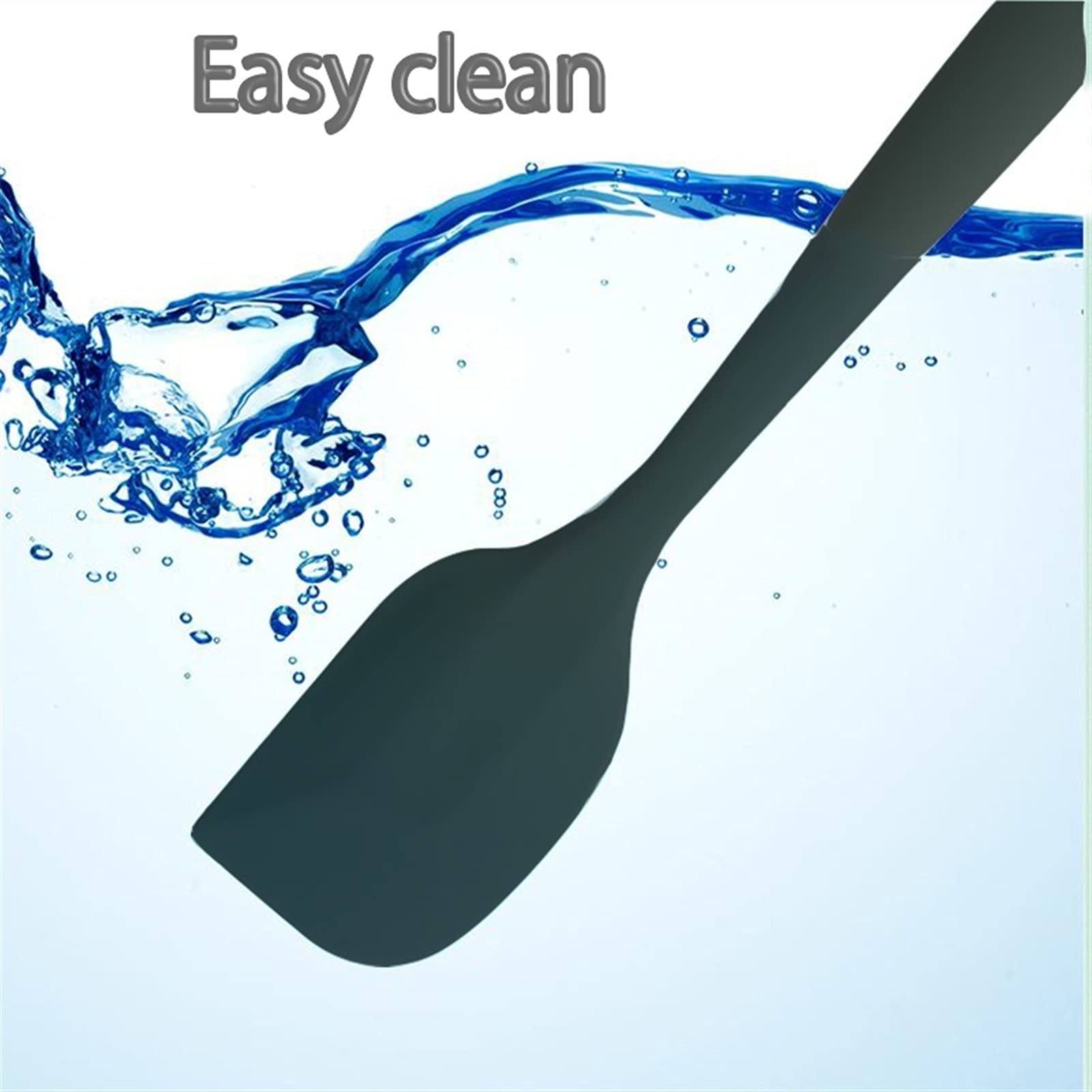 caihuashopping Teigschaber Silikon-Backen-Spatel-Set wärmebeständiger Kuchen Dekorieren Puderspatel Küchenspatulas zum Kochen, Backen und Mischen Spatel (Color : 9 Pieces)
