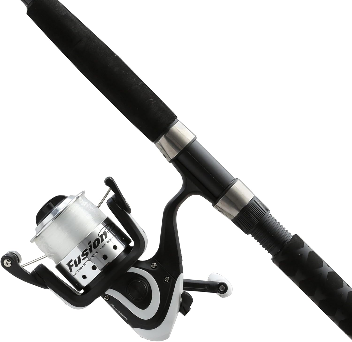 Berkley Fusion Spinning Reel and 7' Fishing Rod Combo, 2 Ball Bearings with Lightweight Graphite Reel Body, 2-Piece Rod