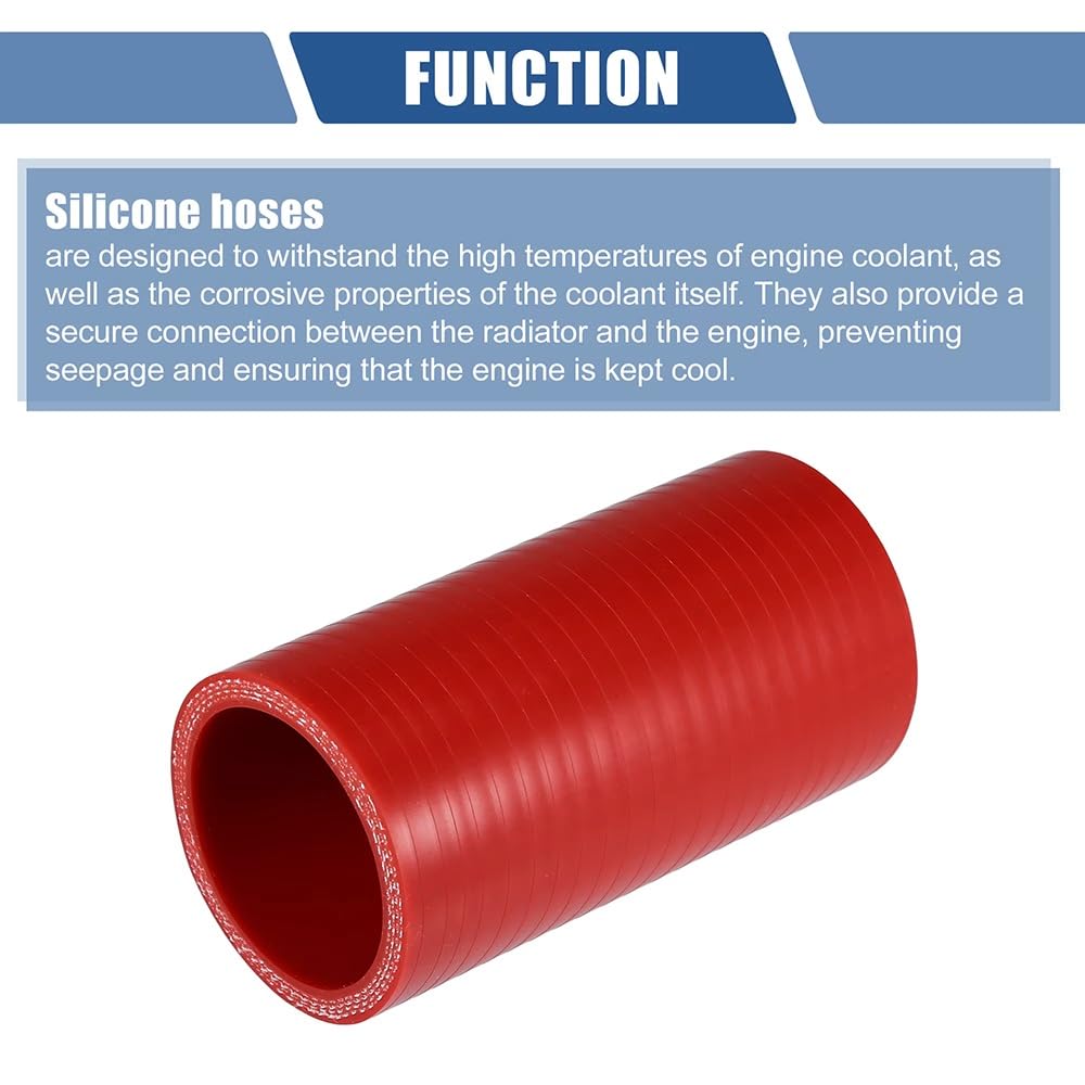 Manguera Reductora De Silicona Reforzada De 4 Capas, 300 Mm De Longitud, Resistente A Altas Temperaturas (240 °C) Y Presión, For Turbo/intercooler (1 Unidad)(ID 63mm)