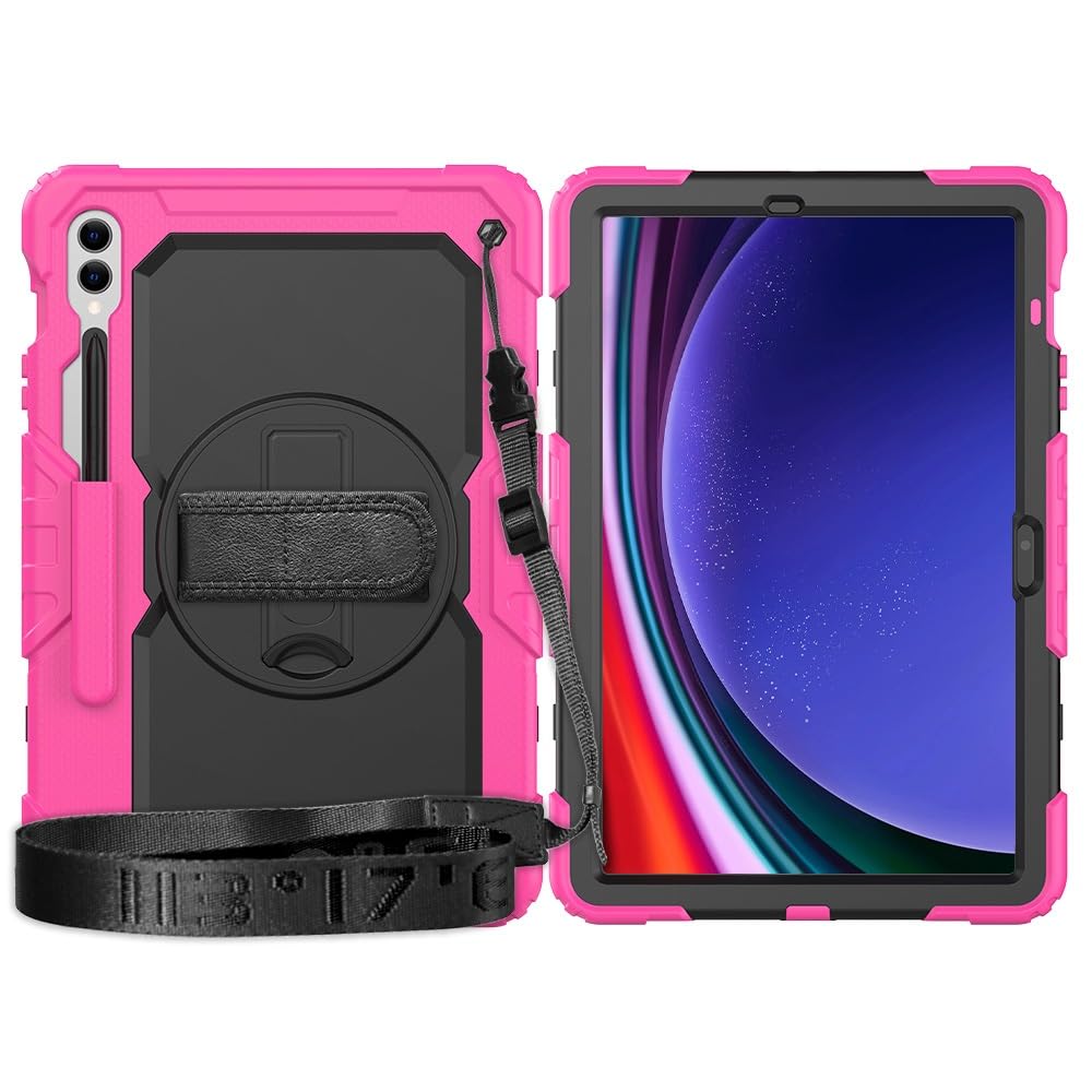 Coque Samsung Tab S10 Plus antichoc avec protège-écran et support 360 - 8
