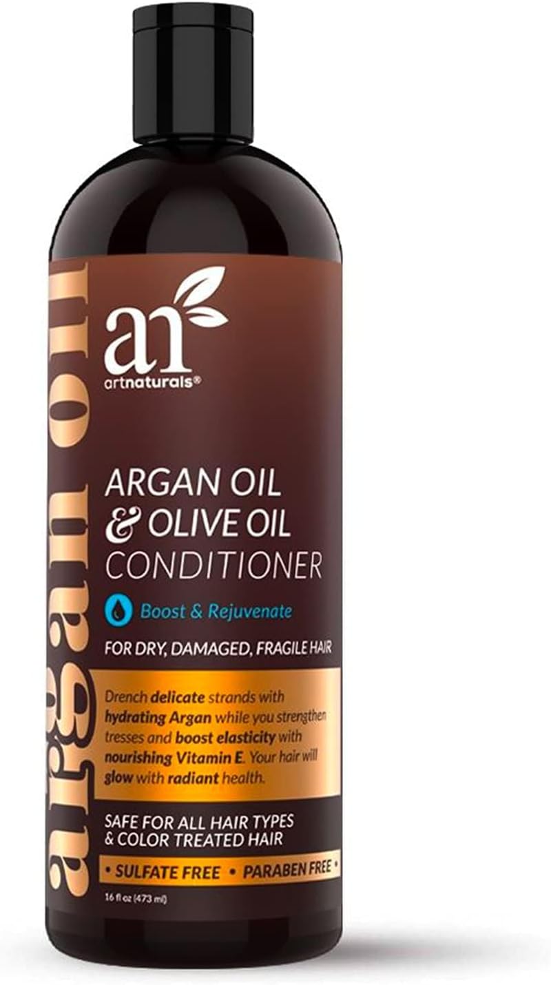 Argan Hair Growth Conditioner - (16 Fl Oz / 473ml) - Sulfate Free - Treatment for Hair Loss, Thinning & Regrowth - Men & Women - Infused with Biotin, Argan Oil, Keratin, Caffeine