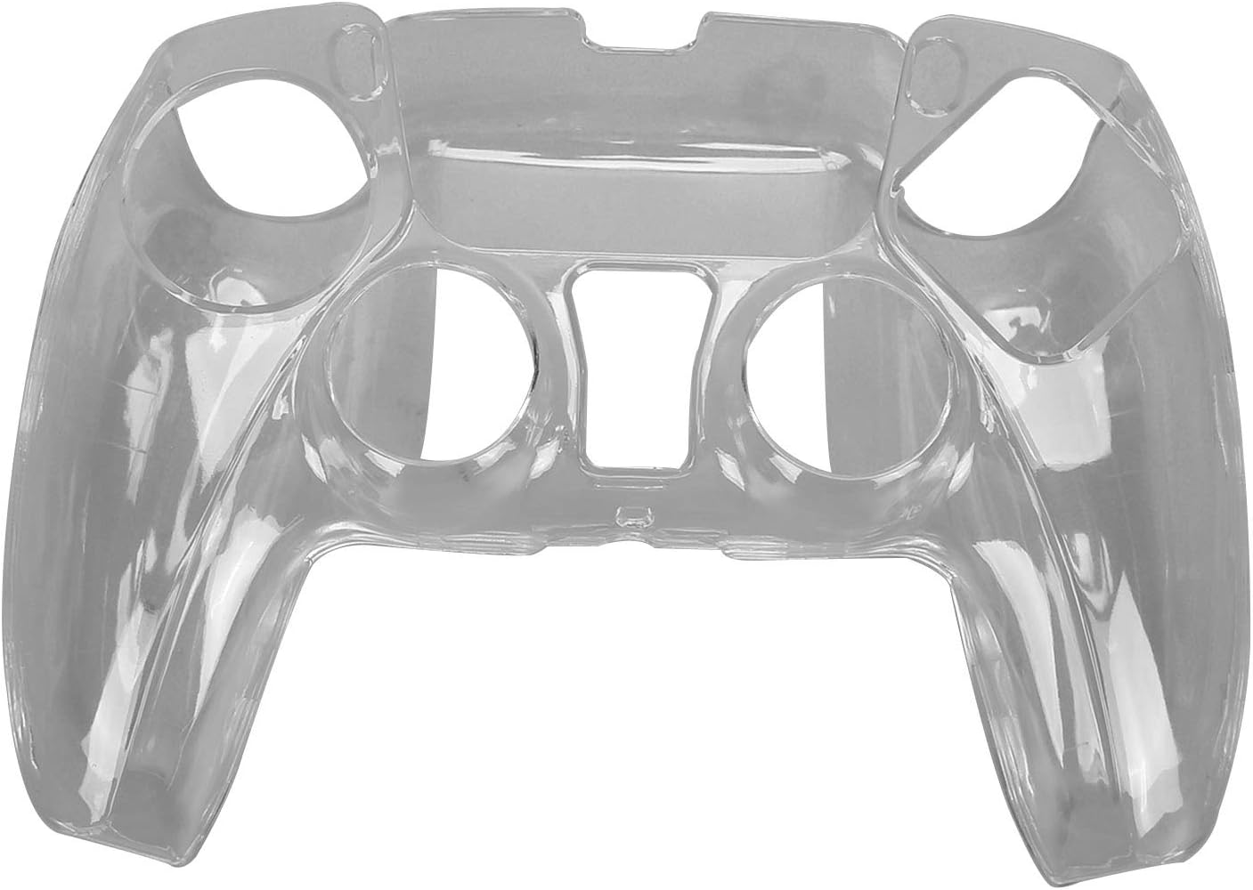 Portable Protective Case for Controller for PS-5, Hard PC Protector for Game Controller for PS-5, Transparent Hard Case for Play Station 5, Accessories for PS-5(Gray)