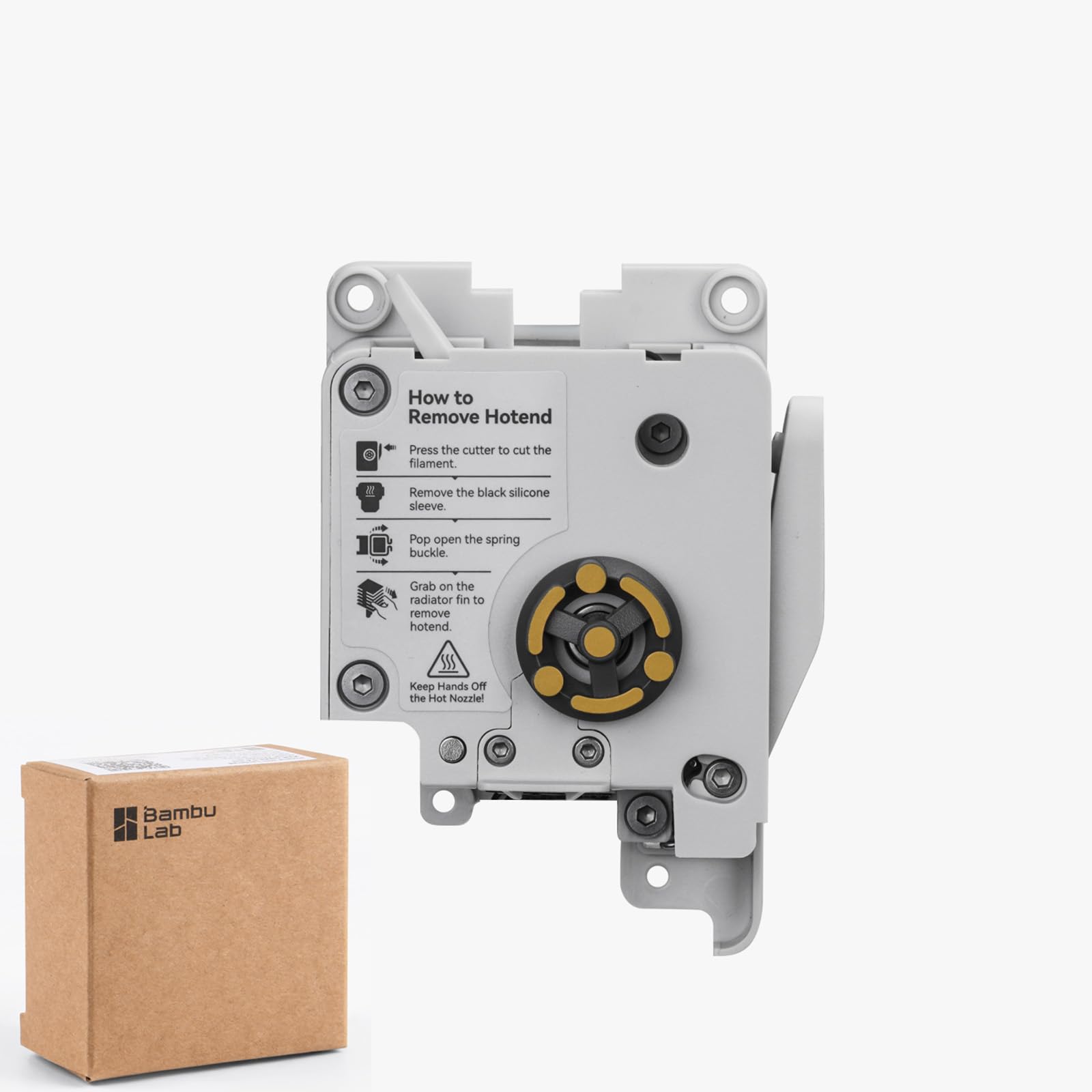 Snapklik.com : Original Bamboo Lab Extruder Kit Dual Gears Extrusion ...