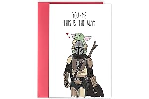 STAR WARS Valentine's Day Card: Love You as Much as yoda Loves Baby Yoda