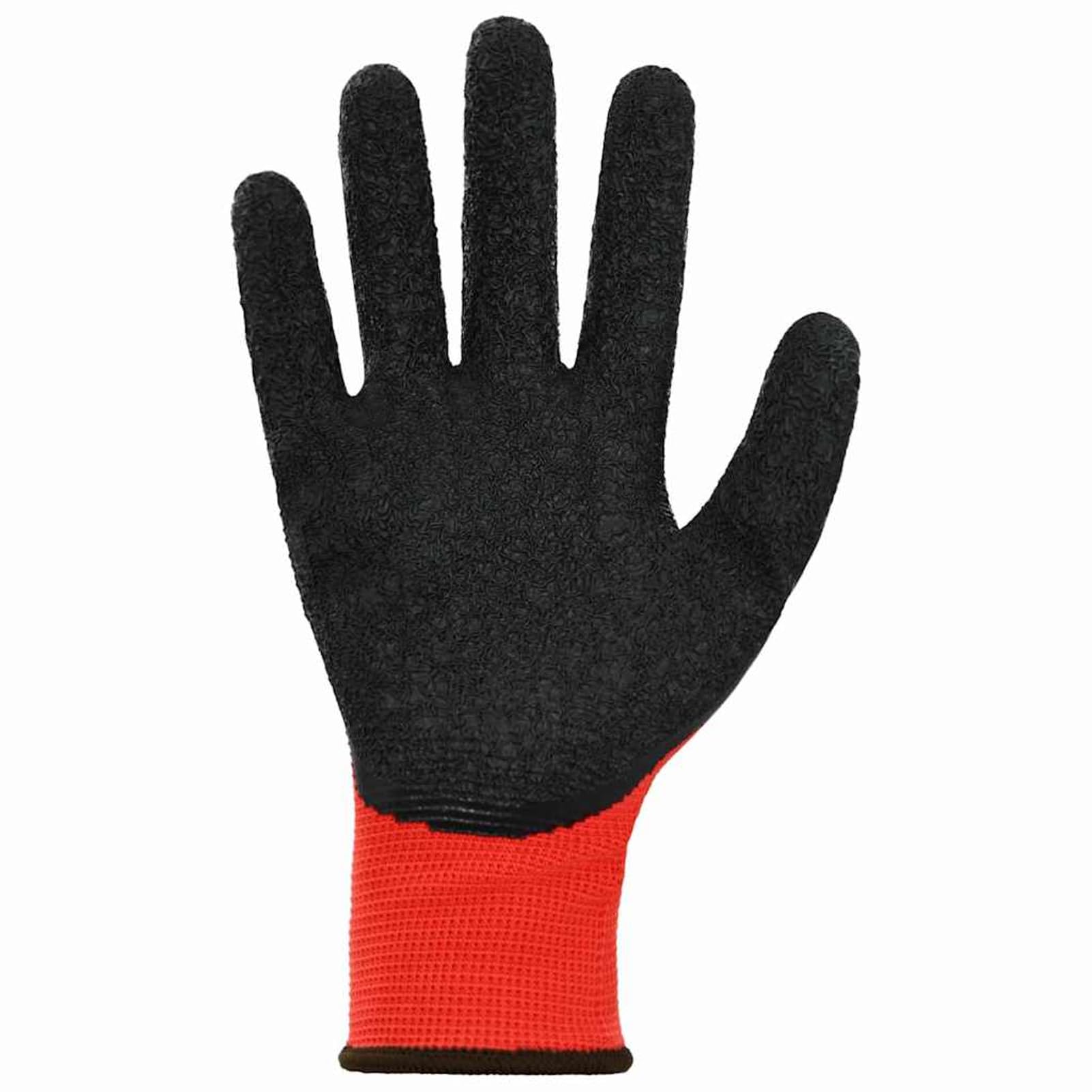 Arbeitshandschuhe 24 pcs Rot und Schwarz 8 / m Latexbeschichtung Model42020693
