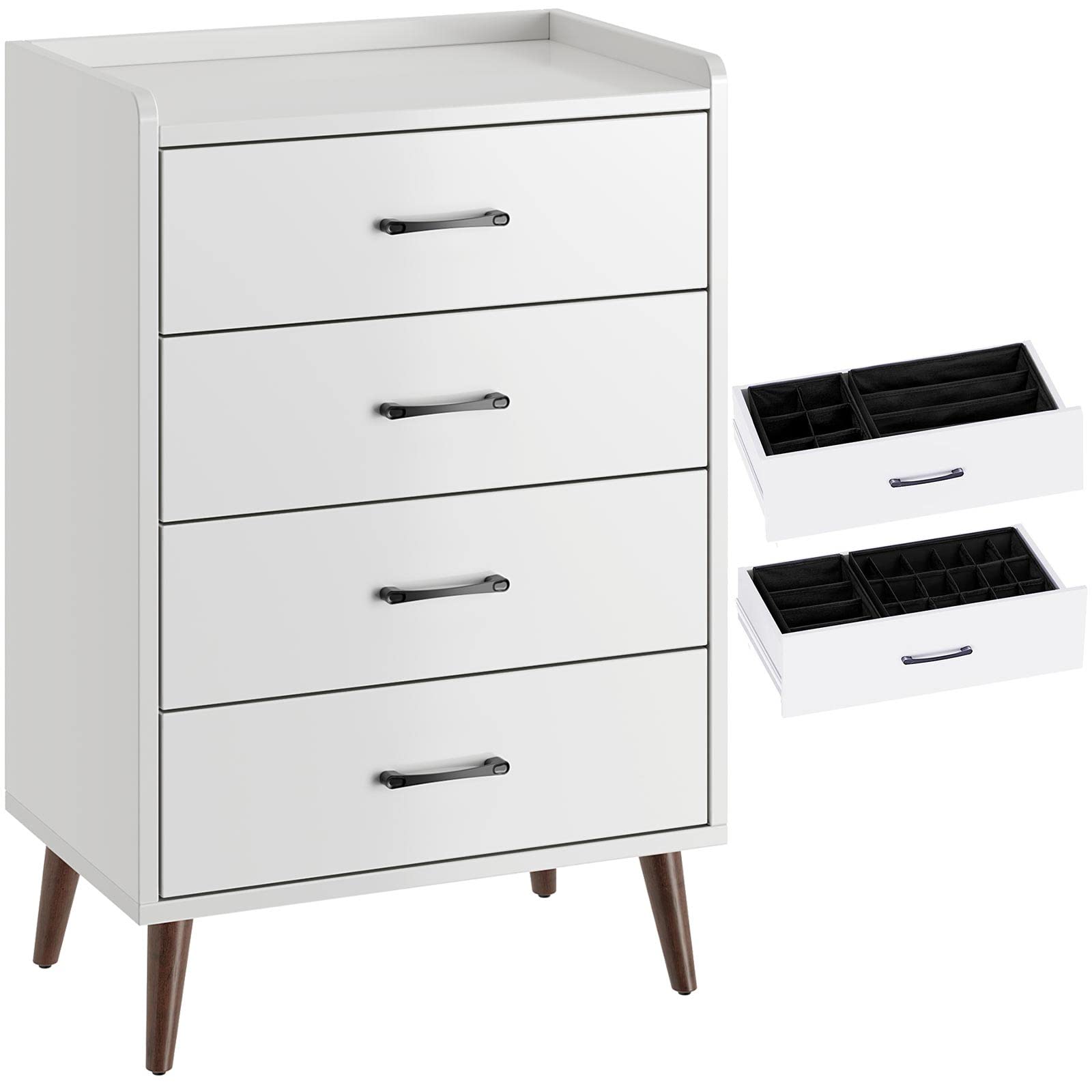 Rolanstar Dresser Quick Install 4 Drawer Storage Dresser