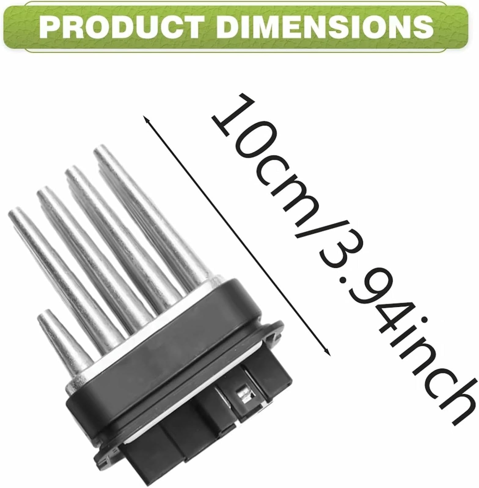 Resistencia del Motor del Ventilador del Sistema De Climatización (HVAC) para Opel para Zafira A (1999, 2000, 2001, 2002, 2003, 2004 Y 2005) con 6 Pines 90512510 Y 90566802.