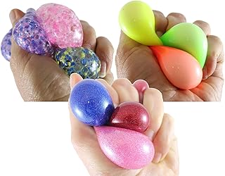 Curious Minds Busy Bags Set of 9 Mini Stress Balls - 3 in 3 Packs - of Small Amazing 1.5
