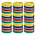Tigerdoe Lego Party Favors - 72 Pc Set - Lego Themed Party Favors - Wristbands & Rings