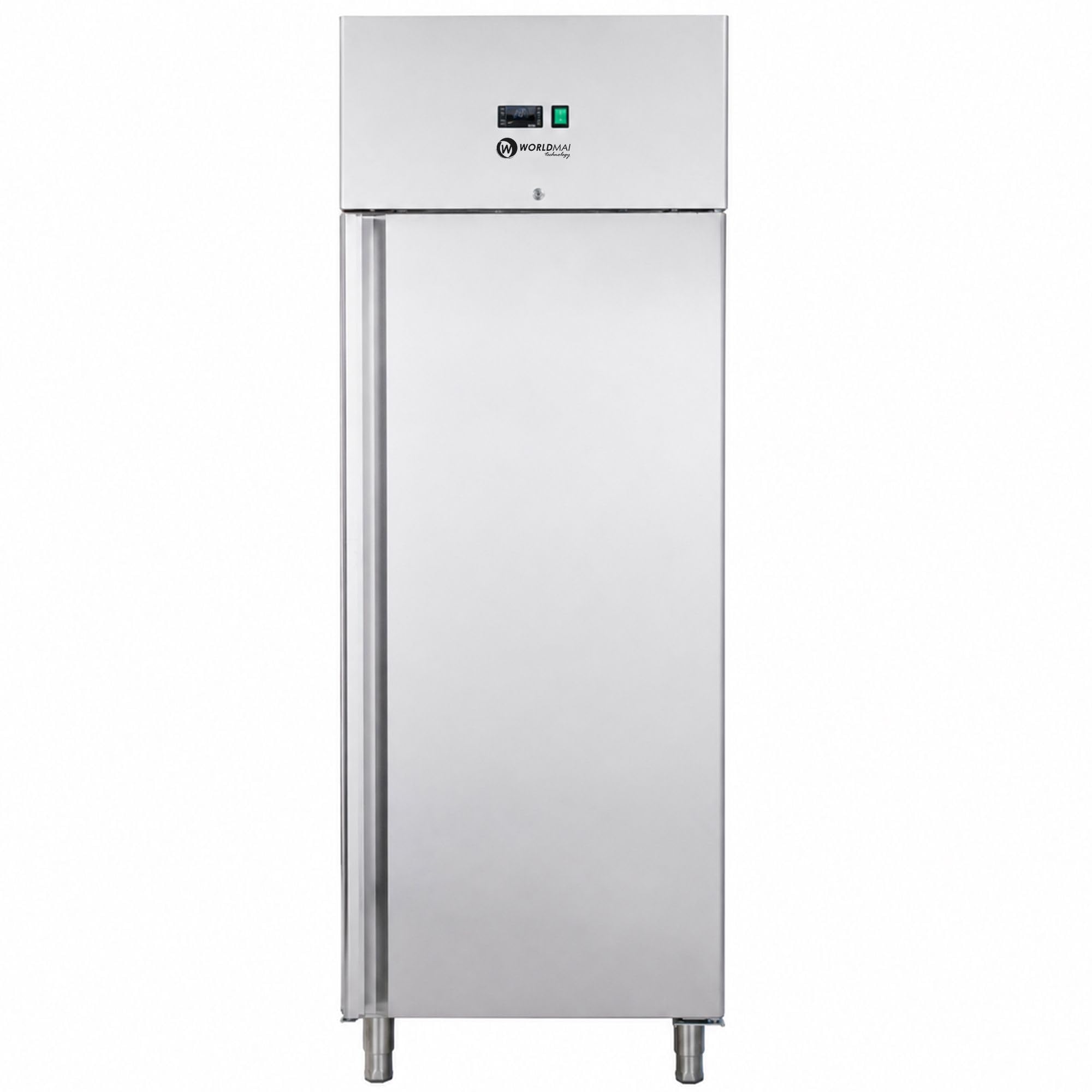 Frigorifero industriale INOX GN 2/1 600L per alberghi, armadio refrigerato professionale verticale per bar e ristorante