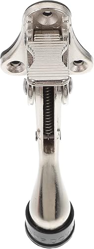 Miniatura 1 de Angoily 2 protectores de seguridad y pin, topes de puerta de patada de un solo toque, paradas de bronce de pie anchos, semiautomáticos, fáciles de