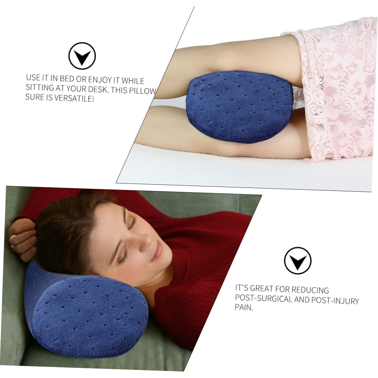 VALICLUD Cuscino in Memory Foam Design Rullo Cuscino di Supporto per Collo per Uso Adatto Diverse Posizioni e Supporto Ergonomico
