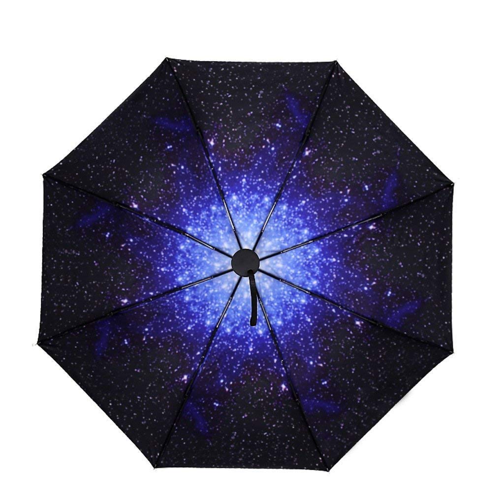 Parapluie soleil et pluie à motif étoilé pour vos sorties