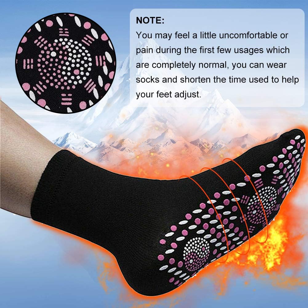 Calze Autoriscaldanti Herefun - 5 Paia - Termiche Per Sport Invernali - Uomo/Donna - Foto 11