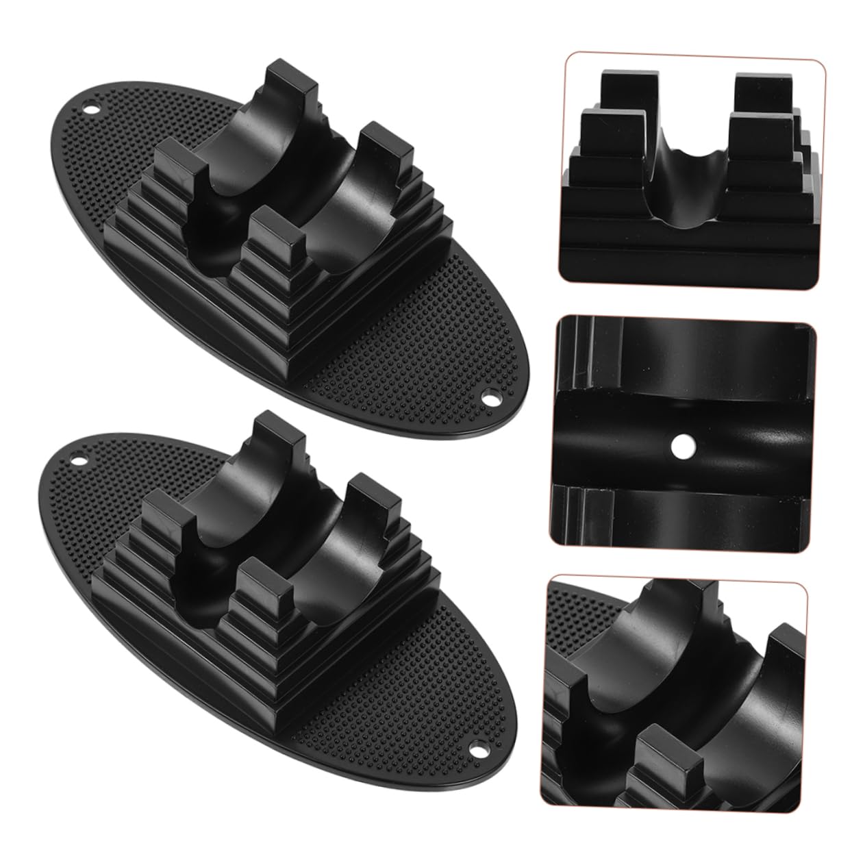 Sosoport Supporto per Monopattino 3pezzi in PC Nero Design Salvaspazio e Installazione Facile, per Parcheggio in Garage e Uso Quotidiano