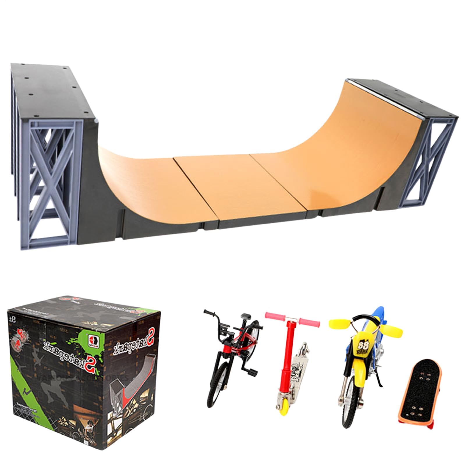 Fingerboard Skate Park – Mini de Skateboard avec Multiples