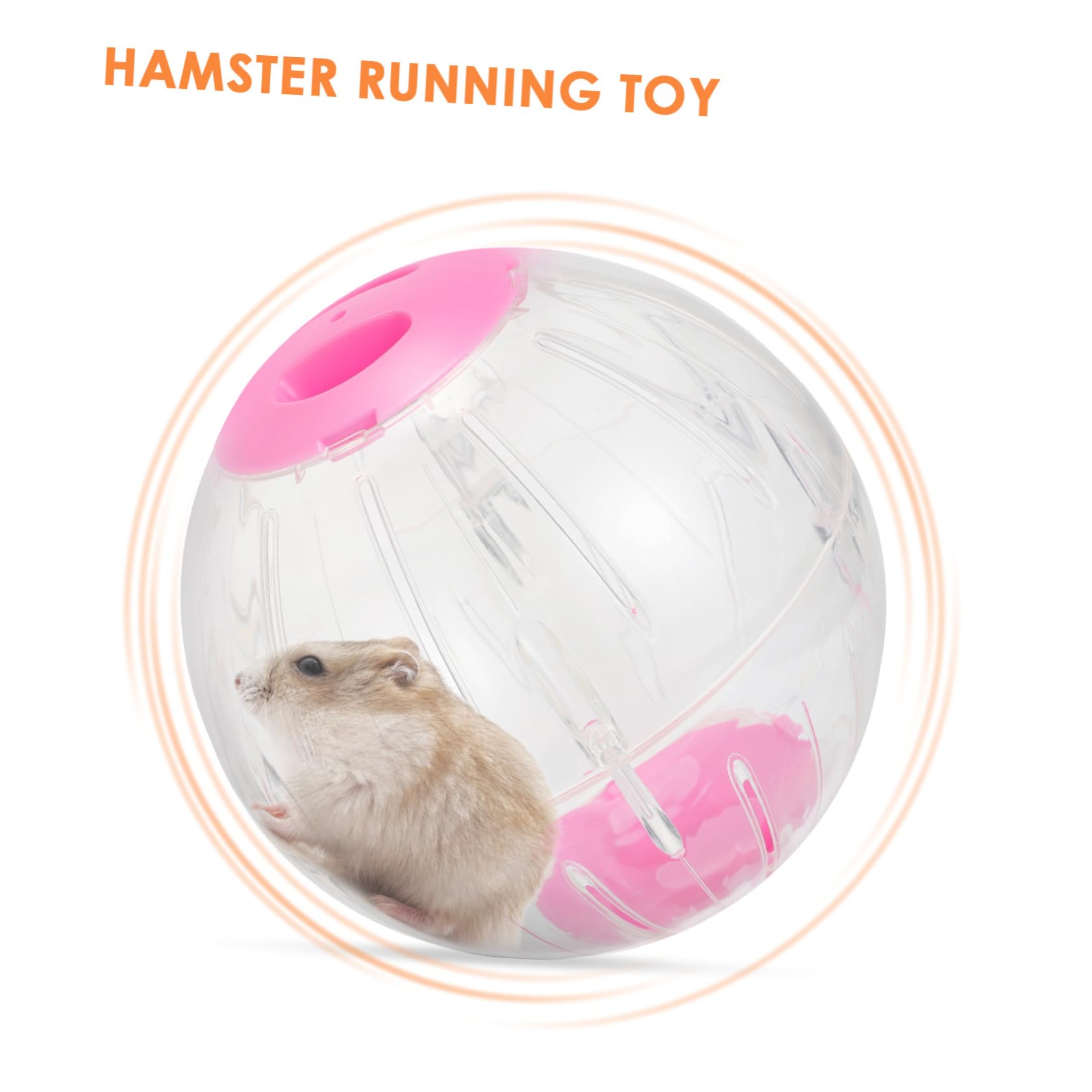 COLLBATH Hamsterlaufball Trainingsball Transparent 18, 5cm Kunststoff