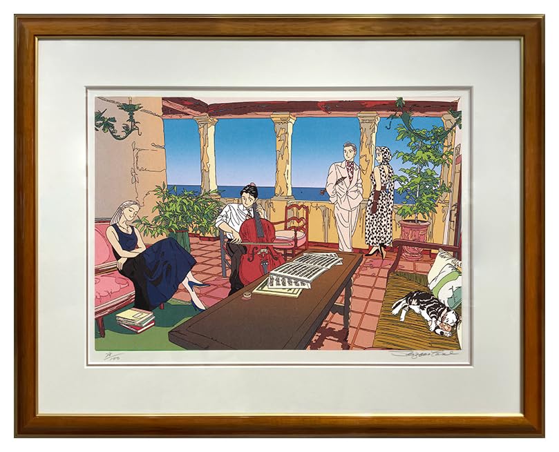 明太ヤキソバ様用　絵画 ヒロ・ヤマガタ 山形博導 「 スウイング SWING 」 オリジナル