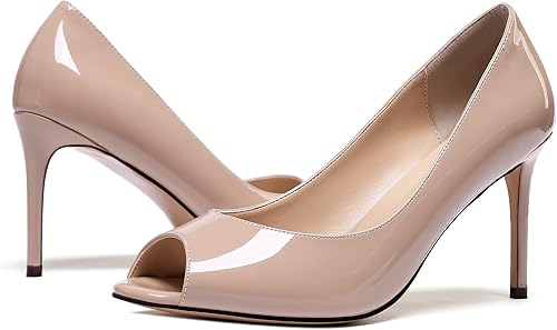 Miniatura 6 de SAMMITOP Zapatos de tacón alto para mujer de 3.150 in, zapatos de tacón alto, zapatos formales