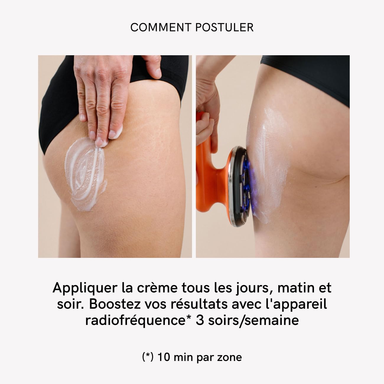 MASDERM - Cellulite 2-en-1, Appareil Radiofréquence Corporelle Professionnel avec Crème Anti-Cellulite Raffermissante 500 ml et Technologie EMS LED, Traitement Réducteur et Anti-Graisse - Pack de 2