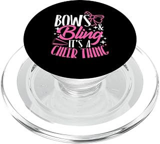 Bows & Bling It's A Cheer Thing Cheerleading PopSockets PopGrip for MagSafe