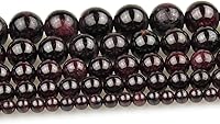 Vista 190 de MJDCB Natural Multicolor Volcanic Lava Stone Round Loose Stone Beads DIY for Jewelry Bracelet Making 15" (6mm, White)