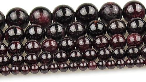 Miniatura 190 de MJDCB Natural Multicolor Volcanic Lava Stone Round Loose Stone Beads DIY for Jewelry Bracelet Making 15" (6mm, White)