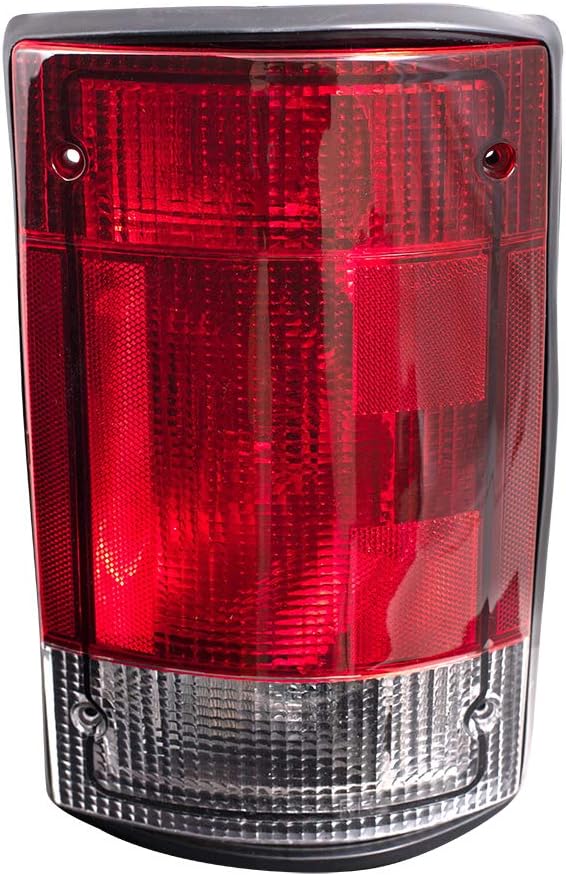 Brock Replacement Passengers Taillight Tail Lamp Compatible with 2004-2014 E-Series Van 2004-2005 Excursion 5C2Z13404AA