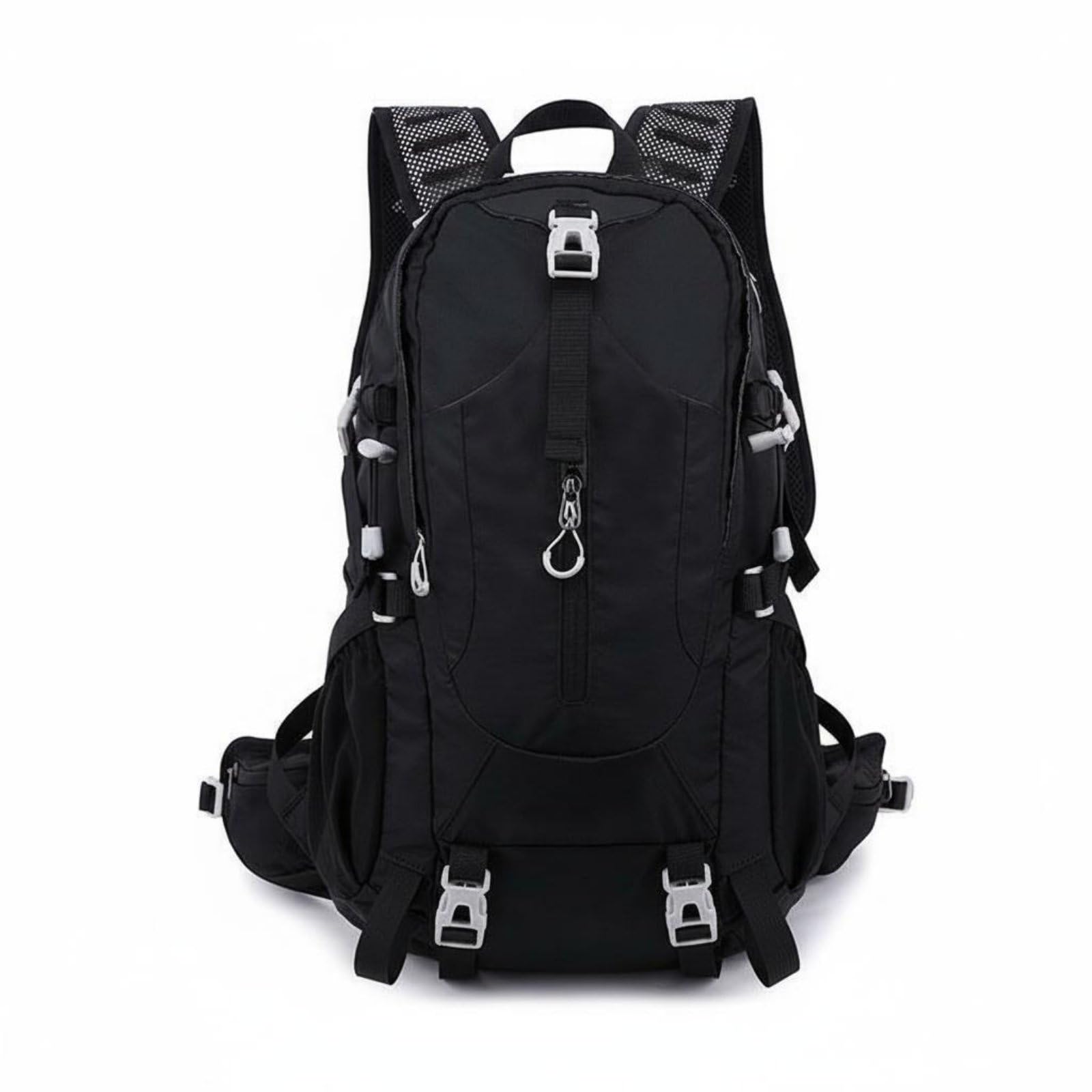 Zaino da Trekking Zaino da Escursione Zaino da Viaggio Zaino Sportivo Capacità 25L con Scomparti Multipli per Organizzazione Ordinata Adatto a Gite Campeggio Pendolarismo, Nero
