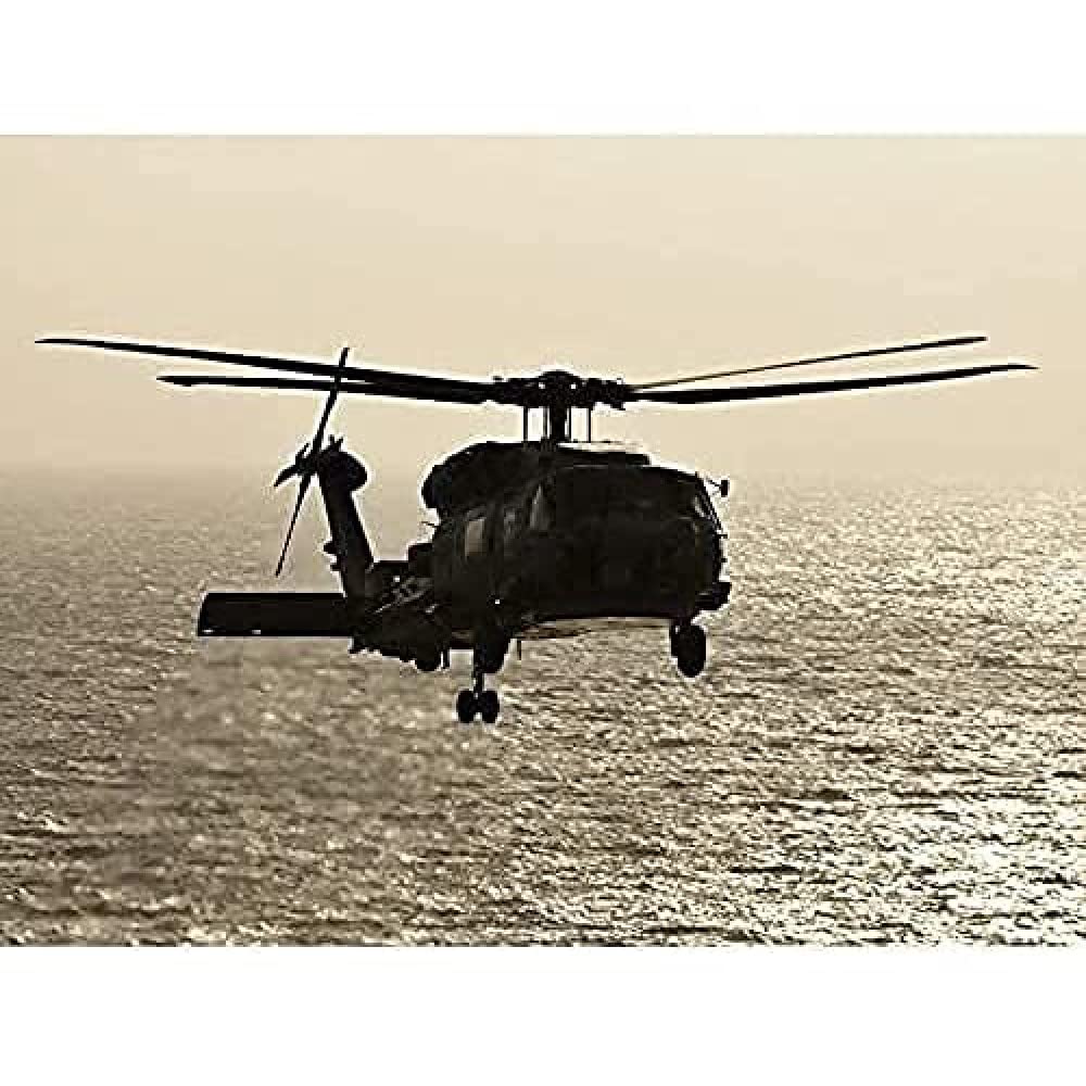 Military USA Navy SH-60F Seahawk Helicopter Photo Unframed Wall Art Print Poster Home Decor Premium