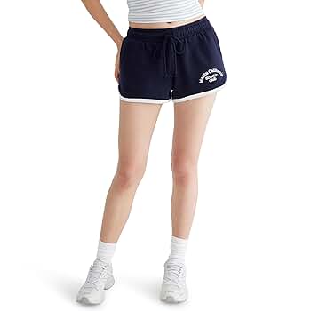 AEROPOSTALE Women's Graphic Dolphin Short, Navy at Amazon