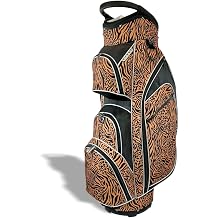 Ladies Golf Bag - 14-Way Women&rsquo;s Golf Cart Bag with Insulated Cooler Pocket, Rain Hood, 7 Zippered Pockets & More - Stylish Golf Accessories for Women