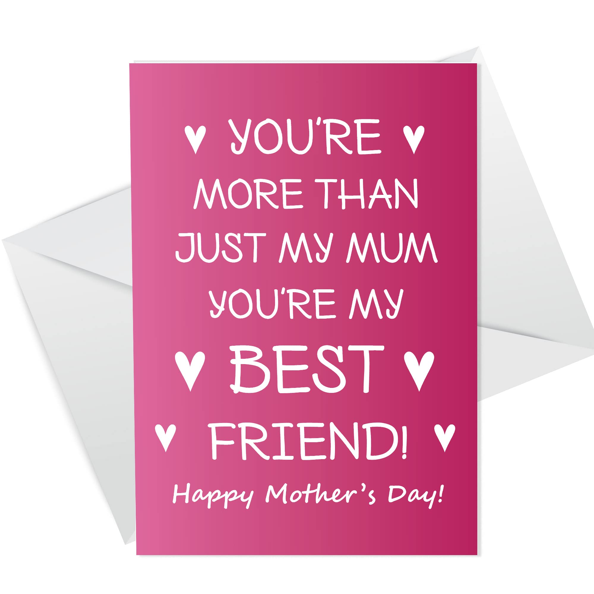 Mothers Day Card For Mum From Daughter Best Friend Mum Quote Cute Card For Her