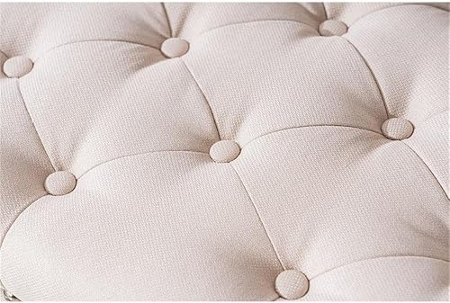 Miniatura 5 de Legend Furniture Chesterfield - Banco otomano de tela estilo con gran espacio de almacenamiento y bisagra de seguridad para sala de