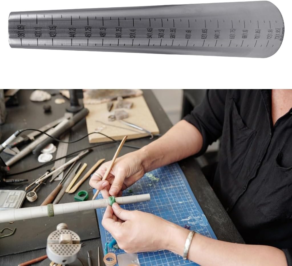 Stainless Steel Bracelet Mandrel Sizer Jewelry Making Tool for Professionals
