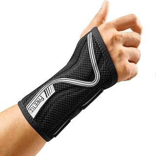 FREETOO Wrist Brace for Carpal Tunnel,[New Upgrade-Anatomically shaped] Adjustable Wrist Support Splint for Men and Women,Hand Brace for Pain Relief, Tendinitis,Arthritis,Left Hand,Medium