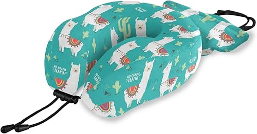 Miniatura 8 de ALAZA Galaxy Mandala - Almohada para el cuello de viaje para dormir, kit de viaje en avión con clip a presión y bolsa de almacenamiento