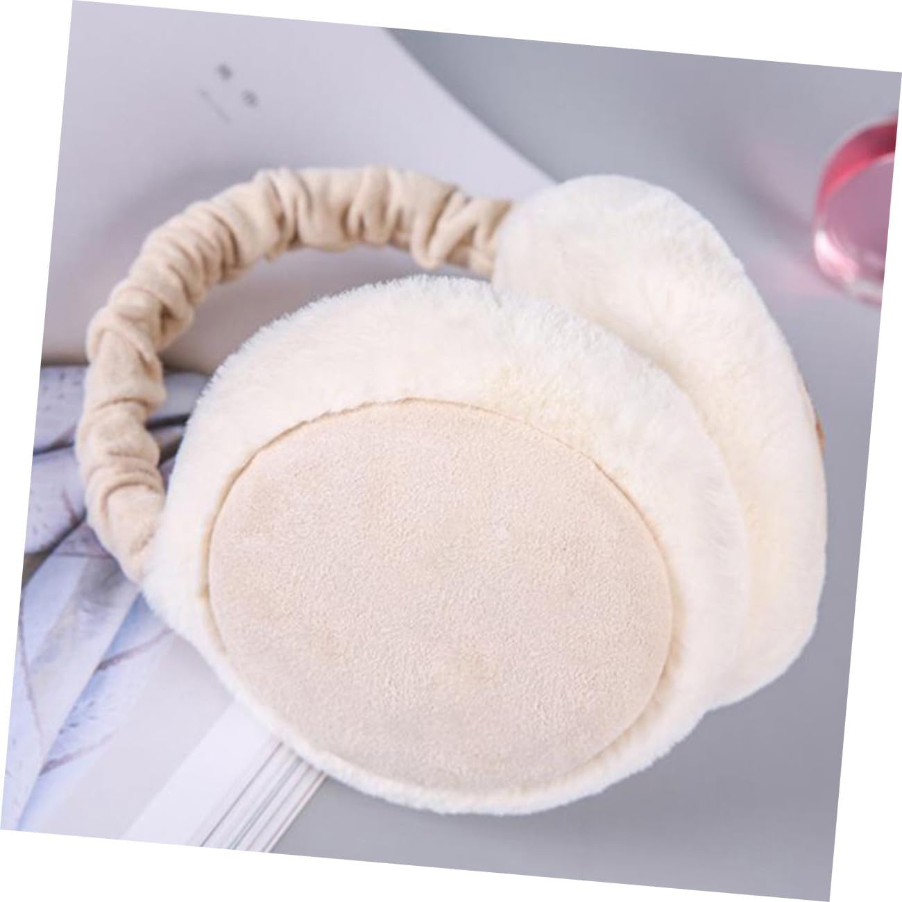 Gadpiparty 2pcs Men and Women Ear Warmer Fold