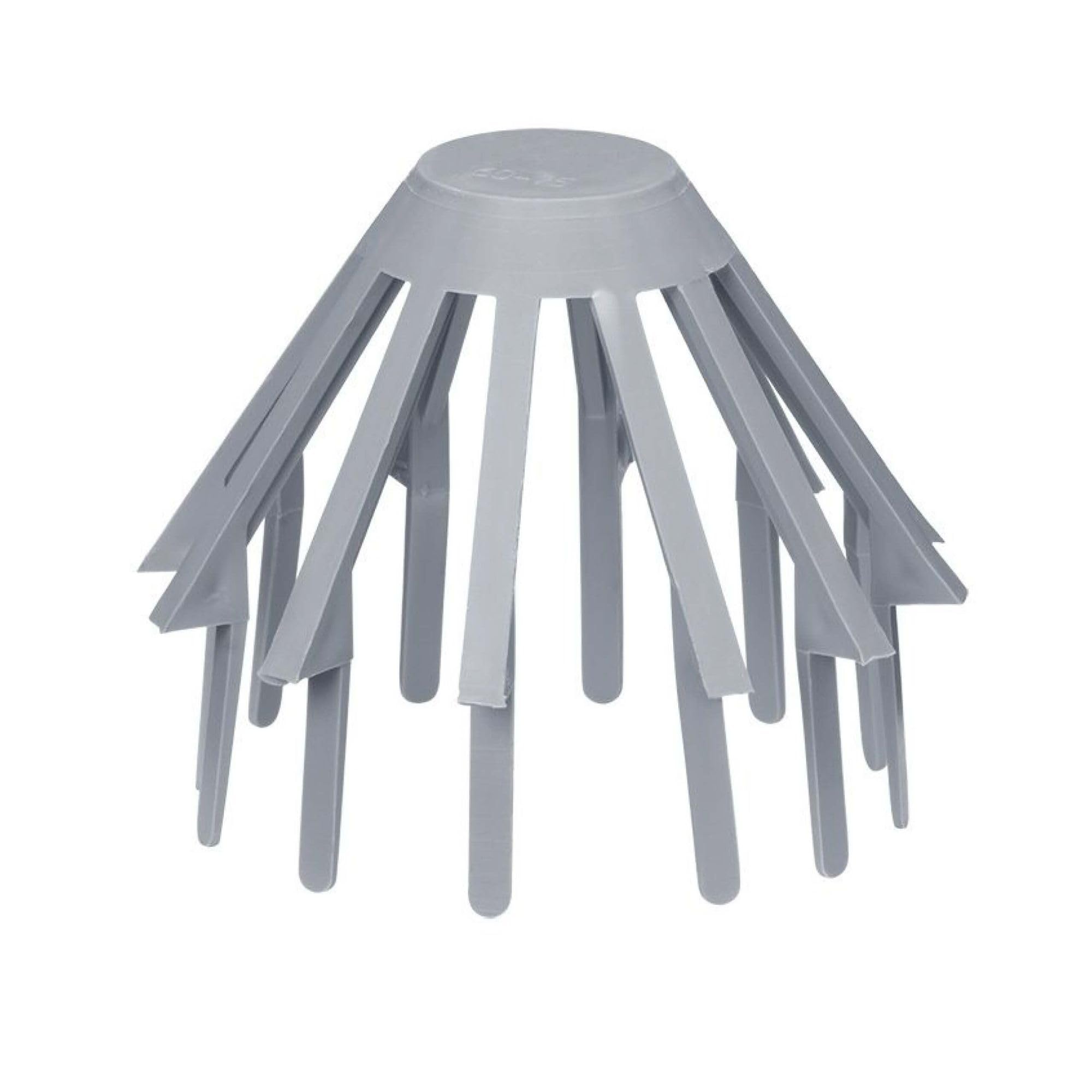 INEFA Leaf Catcher Basket, Downpipe Filter in PVC-U, DN75 / 75mm, Grey, Downpipe Guard, Gutter Leaf Protector - Filter Against Leaves & Small Animals