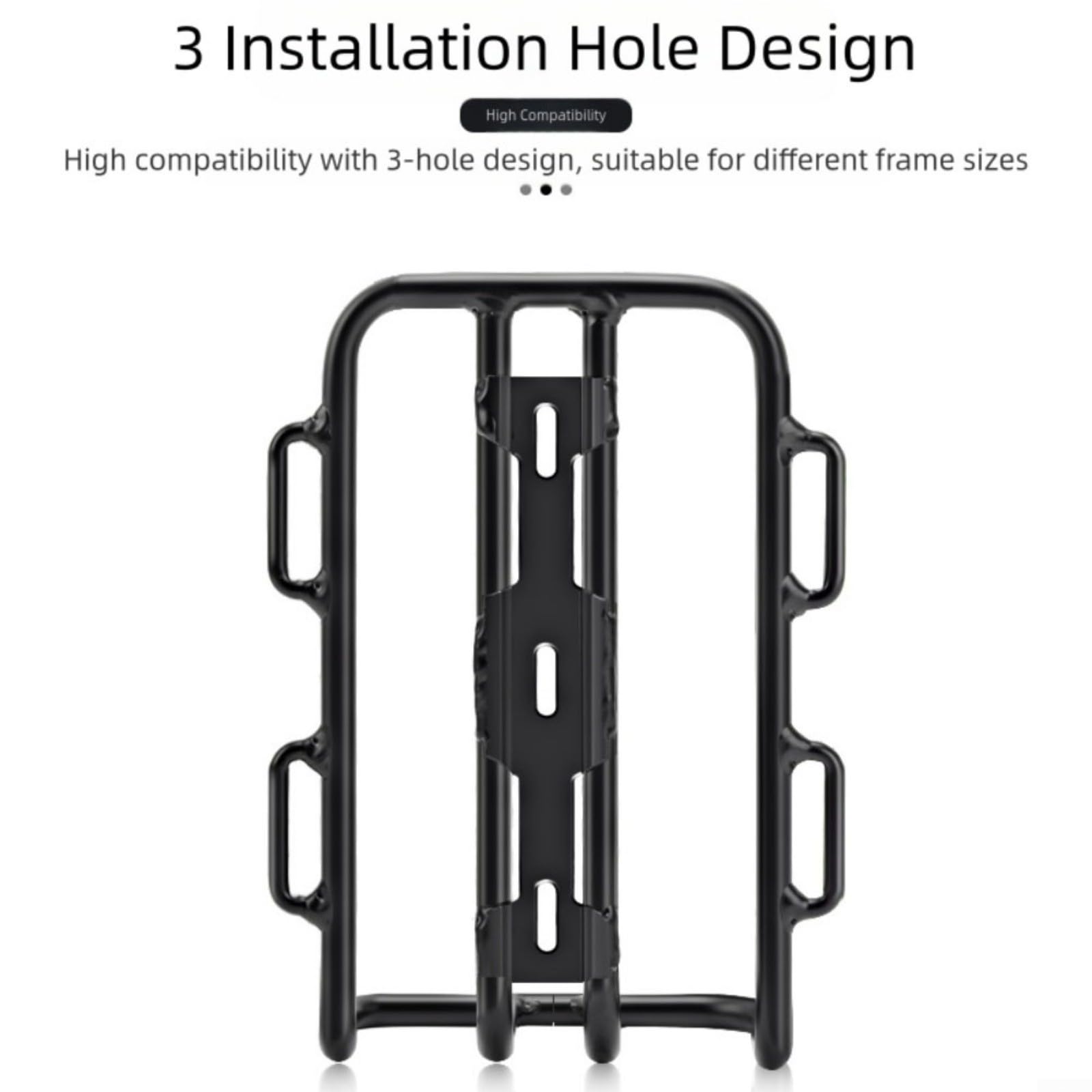 Estante delantero de bicicleta de aleación de aluminio, 310G ligero portador de carga con montaje de liberación rápida para bicicletas plegables de carretera de montaña, estante de