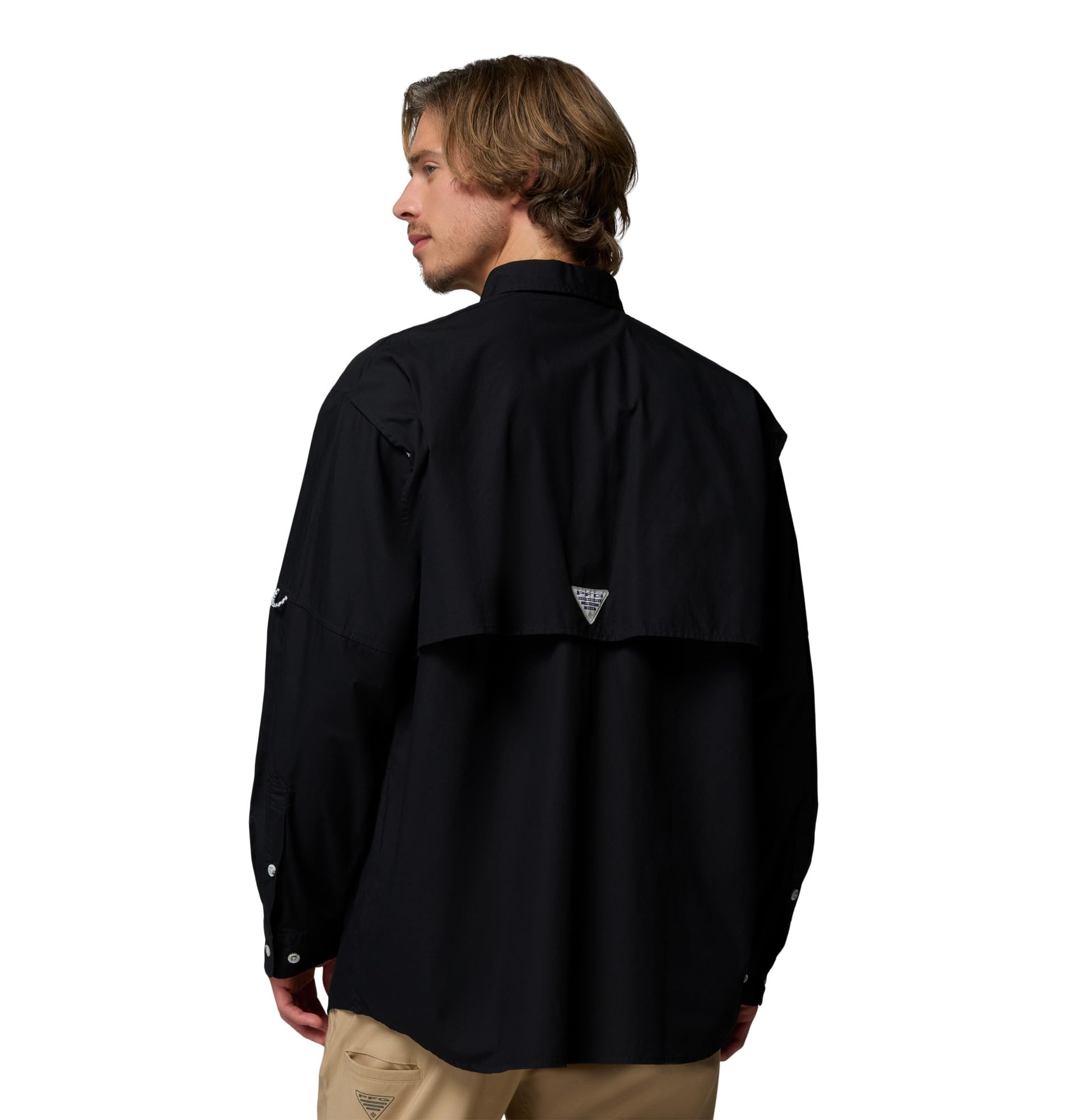 Columbia Herren PFG Bonehead Langarmshirt, Baumwolle, Entspannte Passform Sport-Shirts