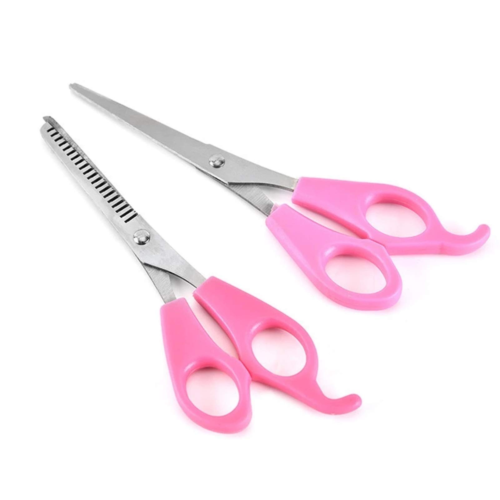 HXJ 2Pcs/Set Pet Grooming Scissors Barber Hair Scissor Salon Scisors Thinning Shears Hairdressing Scissors