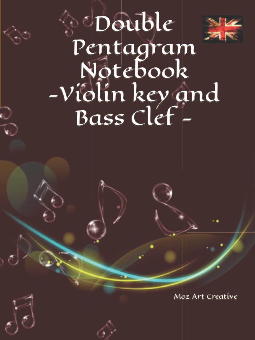 Cahier de double portée pour pianiste débutant évitant la confusion des clés