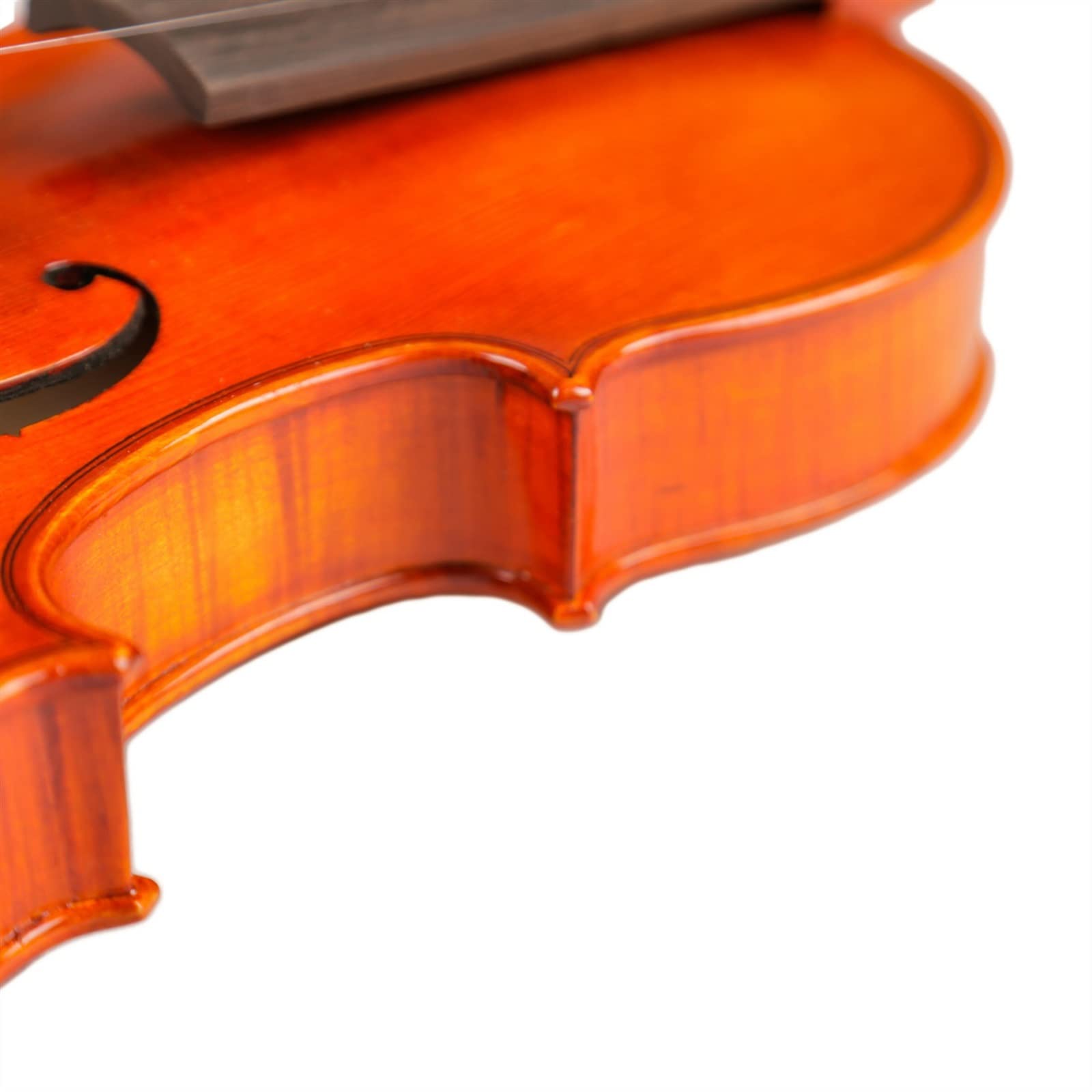 Strumento A Violino con Motivo A 4/4 Accessori in Ebano Giallo Dorato con Custodia E Arco Violini per Studenti