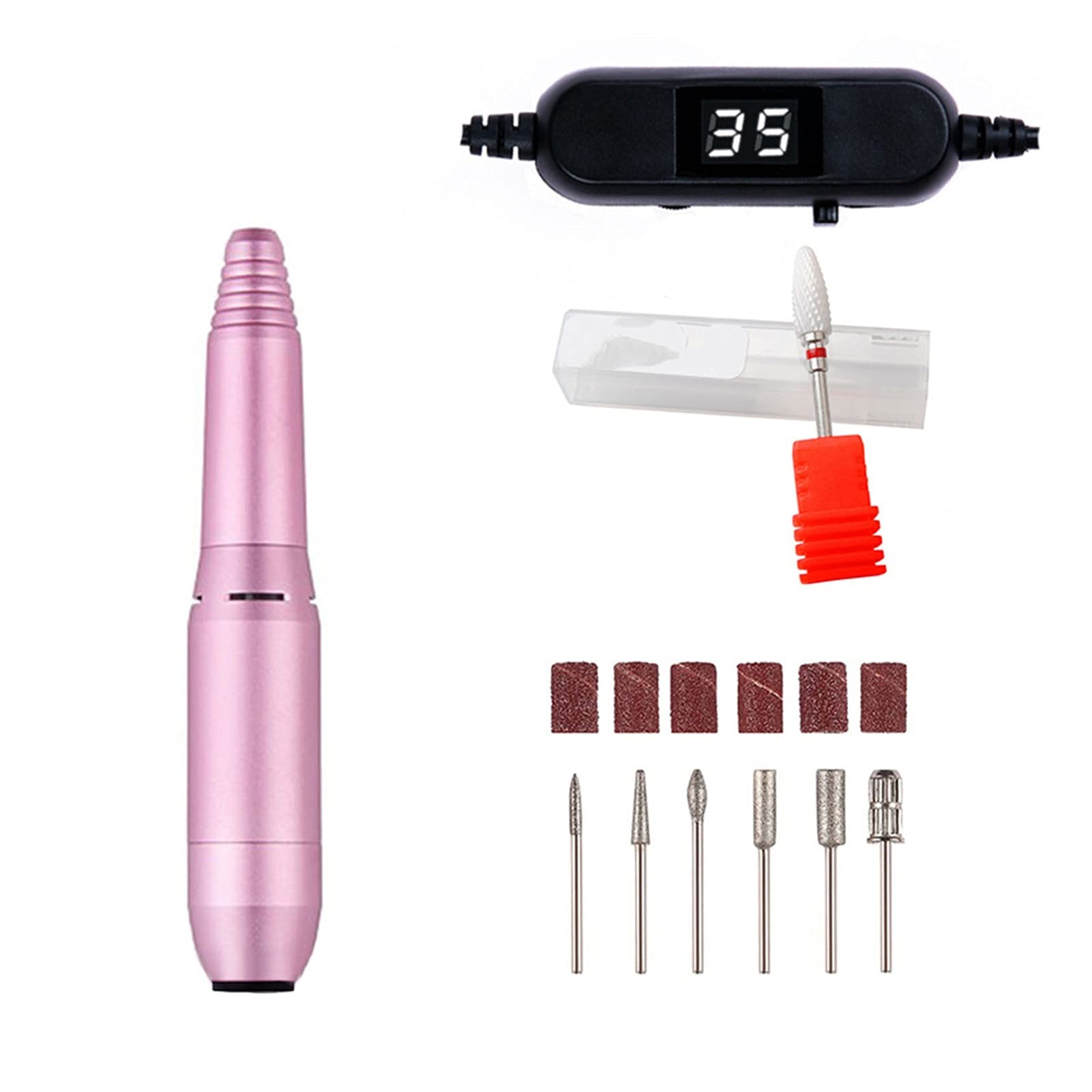 35000Rpm Nail Drill Machine 15W Portatile Manicure Trapano Pedicure Trapano Elettrico Nail Drill Professionale Nail Drill Salon