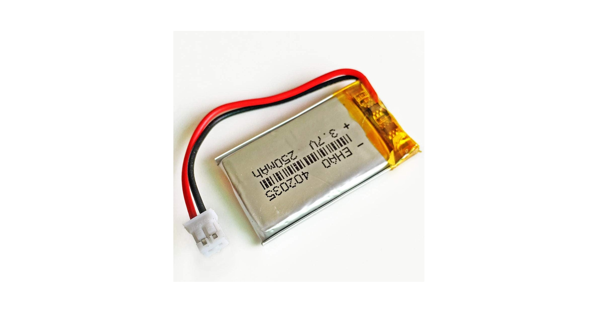 Amazon.co.jp: 3.7V 250mAhバッテリーJST PH 2.0mm 2ピン402035
