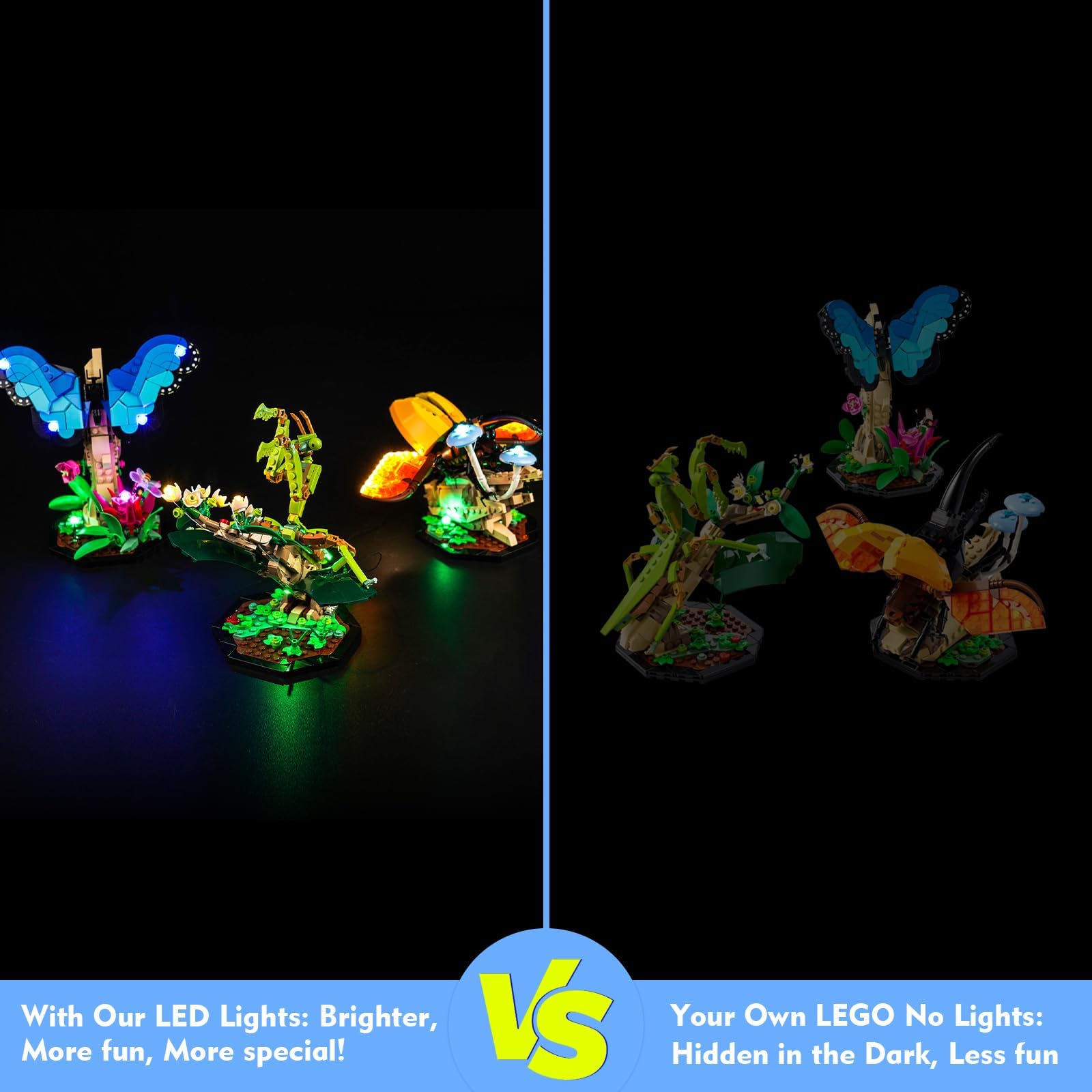 Amazon.co.jp: LocoLee LEDライトキット LEGO The Insect Collection